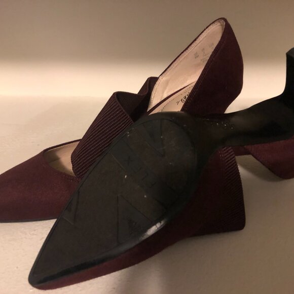 Wine Colored Life Stride Pumps - Picture 5 of 7